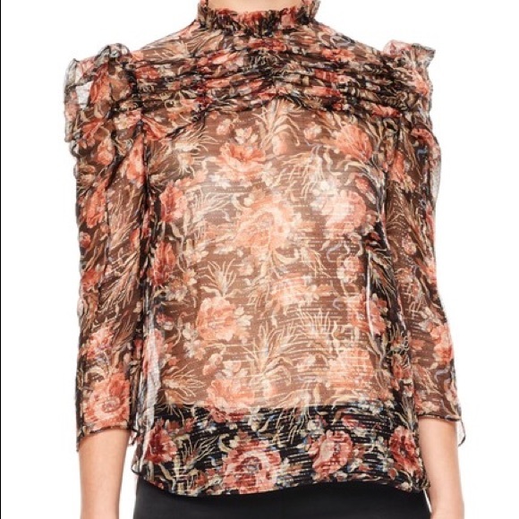 Gorgeous Sandro silk Amina blouse - Picture 1 of 8